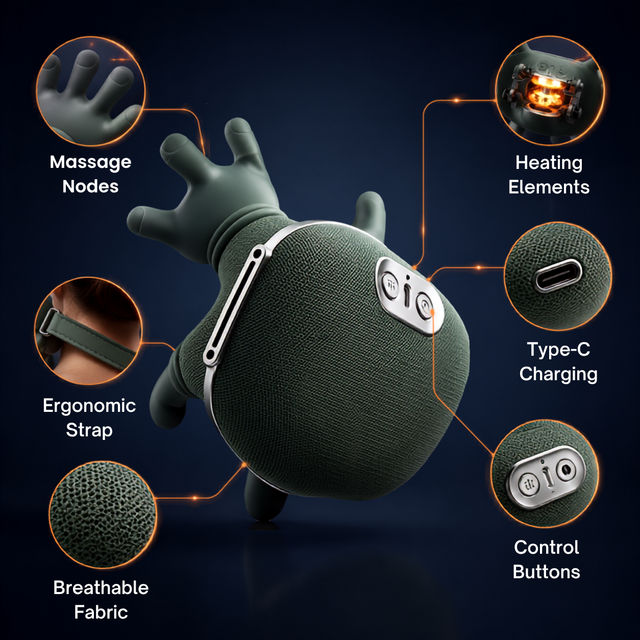 Cervia Knead shiatsu massager